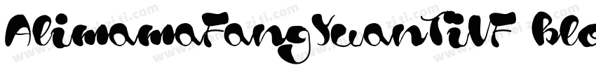 AlimamaFangYuanTiVF blod字体转换